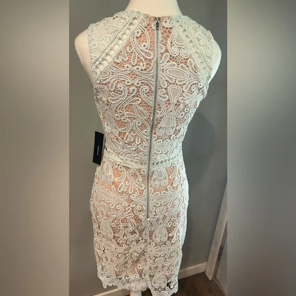 Lulu’s Lace Easter Wedding Bridal Baby Shower Dress - Picture 3 of 3